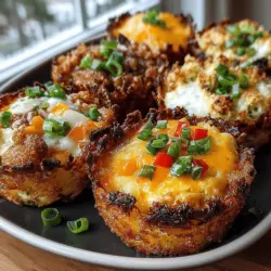 Breakfast is often touted as the most important meal of the day, and for good reason. It sets the tone for your morning and provides the fuel needed to tackle daily challenges. Enter the Golden Hash Brown Egg Breakfast Cups—a delightful fusion of crispy hash browns, fluffy eggs, and savory cheese that not only tantalizes your taste buds but also fits seamlessly into a busy lifestyle. Whether you’re rushing out the door or enjoying a leisurely weekend brunch, these breakfast cups offer a perfect balance of convenience and flavor.