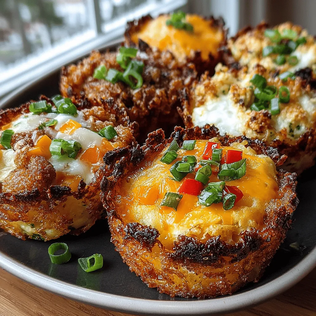Breakfast is often touted as the most important meal of the day, and for good reason. It sets the tone for your morning and provides the fuel needed to tackle daily challenges. Enter the Golden Hash Brown Egg Breakfast Cups—a delightful fusion of crispy hash browns, fluffy eggs, and savory cheese that not only tantalizes your taste buds but also fits seamlessly into a busy lifestyle. Whether you’re rushing out the door or enjoying a leisurely weekend brunch, these breakfast cups offer a perfect balance of convenience and flavor.