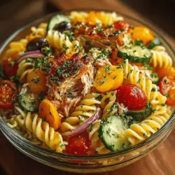 As the warm sun begins to shine and the days grow longer, the desire for light, refreshing meals becomes more pronounced. One dish that perfectly captures this seasonal craving is the Chilled Citrus Tuna Pasta Salad. This vibrant salad is not only a feast for the eyes with its colorful ingredients, but it also tantalizes the taste buds with a delightful balance of flavors. The zesty citrus notes paired with the rich, savory taste of tuna create a symphony of sensations, making it an ideal choice for warm weather dining.