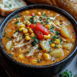 In the realm of comfort food, few dishes possess the ability to evoke feelings of warmth and satisfaction quite like chowder. The Creamy Slow Cooker Chicken and Corn Chowder stands out as a quintessential choice for busy families and anyone in search of a hearty meal that requires minimal effort. This delightful recipe melds tender chicken with sweet corn and an array of vibrant vegetables, simmered slowly to create a rich and satisfying dish. Whether you're preparing a cozy dinner for your family or looking to impress guests at a gathering, this chowder is not only versatile but also incredibly easy to whip up, making it an ideal addition to your culinary repertoire.