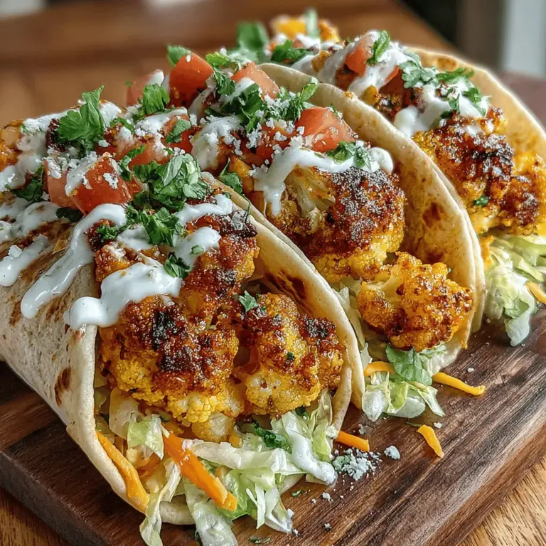In recent years, the trend towards plant-based eating has gained significant momentum, with more individuals seeking healthy and delicious alternatives to traditional meals. As the demand for nutritious options grows, recipes like Zesty Buffalo Cauliflower Wraps have emerged as enticing solutions that cater to a variety of dietary preferences. These wraps not only deliver on taste but also offer a satisfying, wholesome alternative to meat-centric dishes, making them an excellent choice for both casual eaters and health-conscious individuals alike.