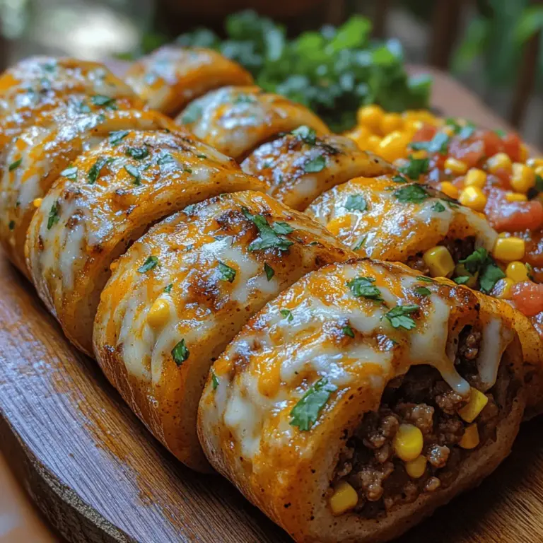 If you’re looking for a fun and flavorful appetizer that is not only easy to make but also a hit at any gathering, look no further than Crunchy Fiesta Air-Fryer Taco Rolls. This irresistible dish combines traditional Mexican flavors with the convenience of modern cooking techniques, making it a go-to option for game days, family dinners, or casual get-togethers. With their crispy exteriors and savory fillings, these taco rolls are bound to please a crowd while offering a healthier twist thanks to the air fryer.