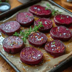 In a world where healthy snacks are becoming increasingly sought after, Crispy Beet Bliss Bites stand out as a flavorful and nutritious option. These delightful bites not only bring a satisfying crunch to your palate but also pack a punch of vibrant color and essential nutrients that make them an excellent addition to any snack repertoire. Made from simple, wholesome ingredients such as fresh beets, olive oil, and a medley of seasonings, this recipe is incredibly easy to prepare and allows you to enjoy the natural sweetness of beets in a fun, snackable form.
