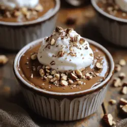 Indulgent Silky Chocolate Hazelnut Pot de Crème is a dessert that transcends the ordinary, inviting you into a world of rich flavors and luxurious textures. This French classic, often served in elegant little pots, is a delightful custard-like treat that beautifully marries the deep, intense taste of chocolate with the nutty, creamy essence of hazelnuts. Whether you’re hosting a dinner party, looking to impress a loved one, or simply seeking a moment of sweet escape, this dessert is sure to leave a memorable impression.