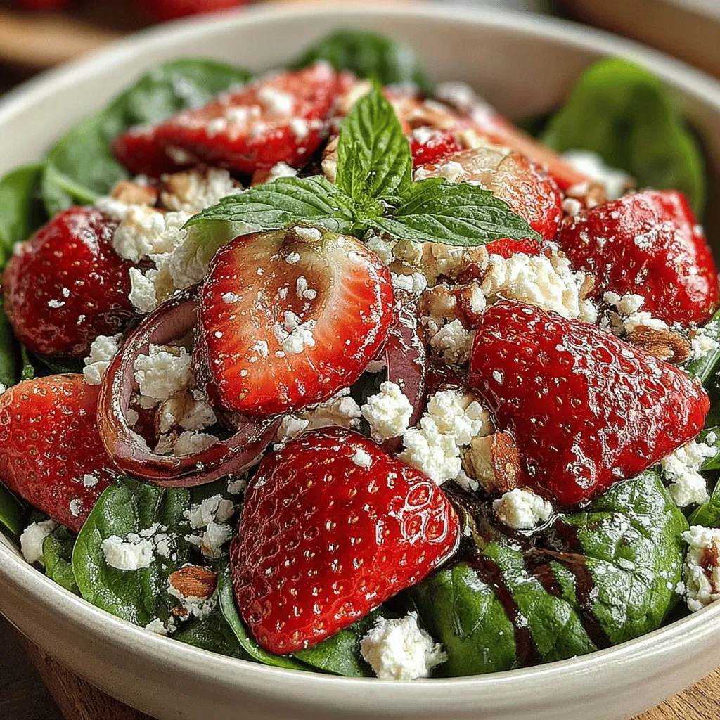 As the temperature rises and the days become longer, there's nothing quite like light, refreshing salads to celebrate the essence of summer. The Summer Strawberry Spinach Bliss Salad is a perfect embodiment of this seasonal shift, offering a burst of flavors and textures that awaken the palate. With its vibrant colors and wholesome ingredients, this salad not only tantalizes the taste buds but also nourishes the body, making it an ideal choice for warm-weather dining.