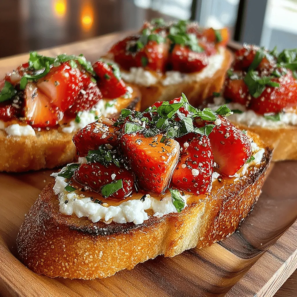 As the days grow longer and warmer, the allure of light, fresh appetizers becomes increasingly irresistible. Balsamic Strawberry Crostini is a culinary creation that perfectly embodies the flavors of summer, offering a delightful balance of sweet and savory that tantalizes the taste buds. This dish features crispy toasted bread topped with fresh strawberries, creamy cheese, and a drizzle of balsamic reduction, making it an ideal choice for gatherings, picnics, or as an elegant starter for dinner parties.