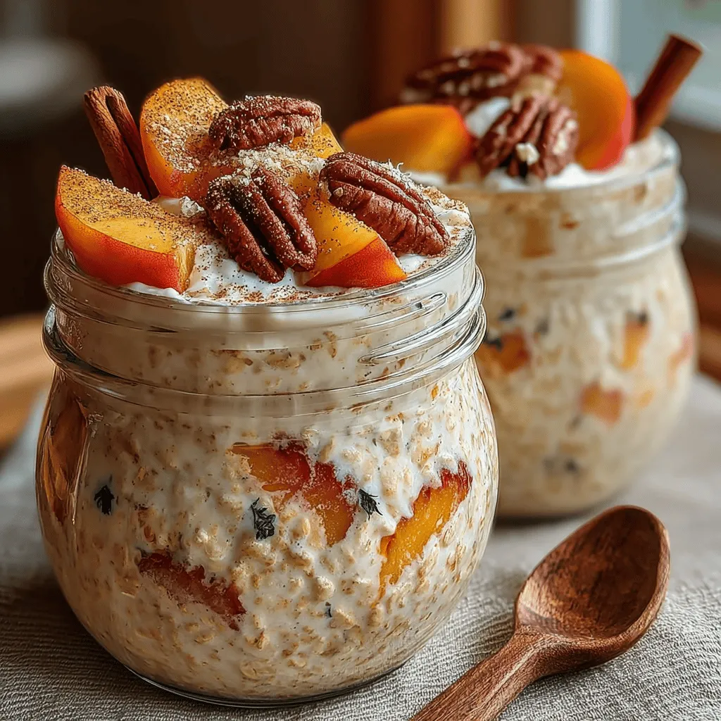 Overnight oats have become a staple in the realm of nutritious breakfast options, capturing the hearts of health enthusiasts and busy individuals alike. The beauty of overnight oats lies in their simplicity and versatility; they require minimal preparation and can be customized to suit any palate. Among the myriad of flavor combinations, Peach Cobbler Overnight Oats stand out as an irresistible option. This delightful recipe captures the essence of a classic southern dessert while offering the wholesome benefits of a balanced breakfast.