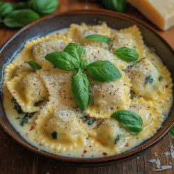 Spinach and ricotta ravioli is a delightful dish that brings together the comforting essence of pasta with the rich, creamy goodness of cheese and the vibrant freshness of spinach. This classic Italian dish not only tantalizes the taste buds but also embodies the beauty of simple, wholesome ingredients coming together to create something truly special. In today’s fast-paced world, home cooks are increasingly seeking out recipes that are both easy to prepare and packed with flavor, making dishes like spinach and ricotta ravioli a perfect choice for weeknight dinners or special occasions.
