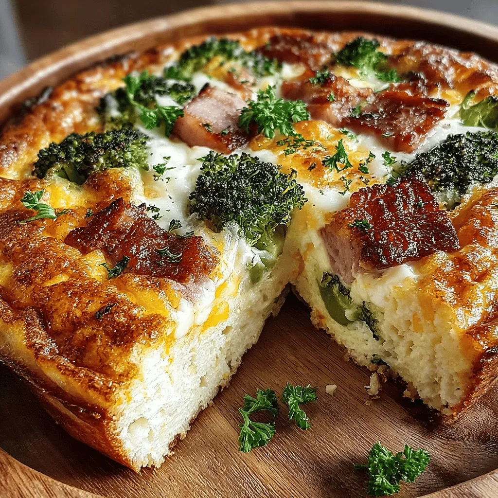 When it comes to breakfast, few dishes can rival the comfort and satisfaction of a well-prepared bake. The Cheesy Ham and Broccoli Breakfast Bake is a perfect example of how to start your day off right. This dish combines the nutritional powerhouse of fresh vegetables with the savory goodness of ham and the rich, indulgent melt of cheese. It’s not just a meal; it’s an experience that brings together family and friends around the breakfast table, making it an excellent choice for family brunches, holiday gatherings, or even a hearty weekday breakfast.