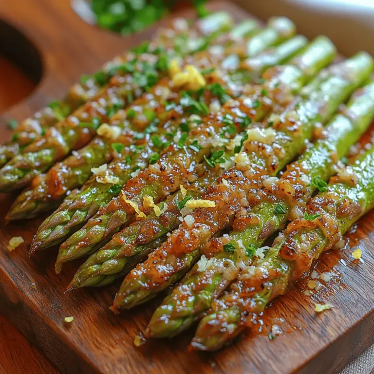 When it comes to effortlessly incorporating vibrant flavors into your meals, Zesty Garlic Lemon Roasted Asparagus Spears stand out as a prime choice. This dish is not only easy to prepare but also bursting with zesty flavors that elevate the humble asparagus to new culinary heights. Whether served as a sophisticated side dish at a dinner party or enjoyed as a healthy snack, this recipe is versatile enough to complement a variety of occasions and cuisines.