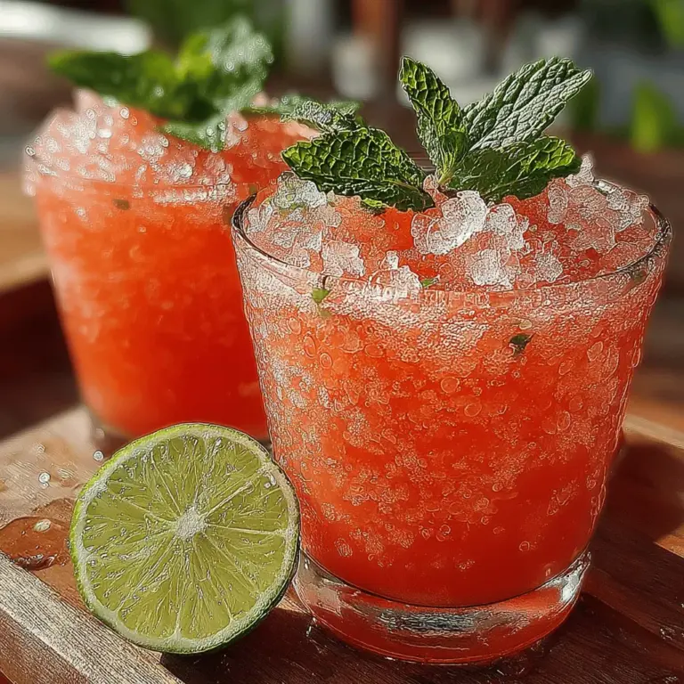 As the temperature rises and the sun shines bright, there's nothing quite like a frozen treat to help cool you down. From ice cream to smoothies, frozen desserts are a staple for many during the sweltering summer months. However, if you're looking for a delicious yet healthy alternative, the Frozen Watermelon Slush is a perfect choice. This vibrant and refreshing slush not only quenches your thirst but also offers a guilt-free way to indulge in something sweet.