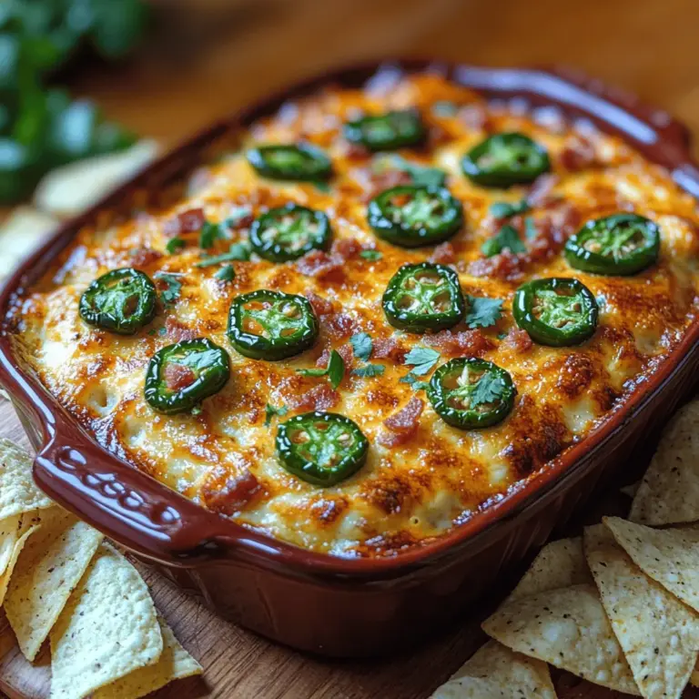 In the world of appetizers, few dishes can rival the creamy, spicy allure of a well-made jalapeño popper dip. This Spicy Velvet Jalapeño Popper Dip combines all the beloved flavors of traditional jalapeño poppers in a luscious, shareable format that’s perfect for parties, game days, or cozy nights in. With a rich blend of cheeses, crispy bacon, and the unmistakable kick of jalapeños, this dip is destined to be a crowd-pleaser. In this article, we’ll delve into the recipe, explore its origins, and discuss serving suggestions that will elevate your next gathering.