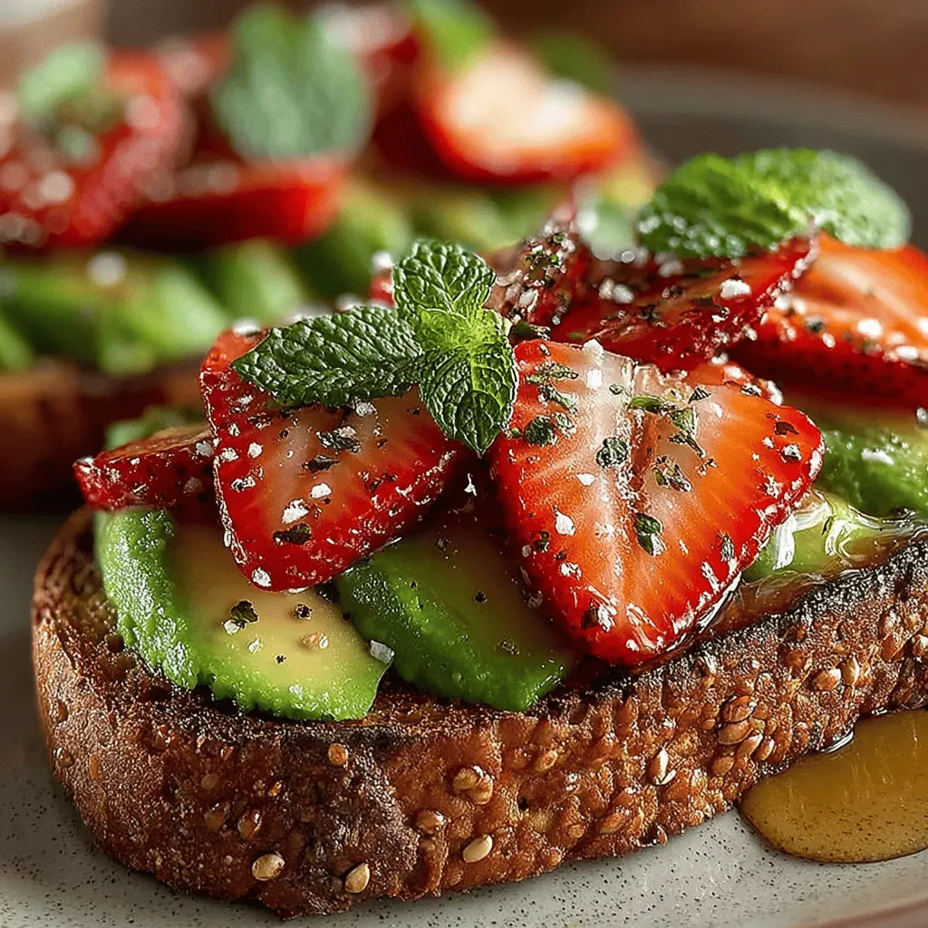 In recent years, avocado toast has taken the culinary world by storm, emerging as a beloved brunch staple and a go-to choice for health-conscious eaters. This delightful dish not only satisfies the palate but also serves as a canvas for creativity, allowing for endless variations that cater to diverse tastes and dietary preferences. One such innovative rendition is the Strawberry Avocado Toast Delight—an enticing fusion of creamy avocado and sweet strawberries that offers a burst of flavor and a wealth of nutritional benefits.