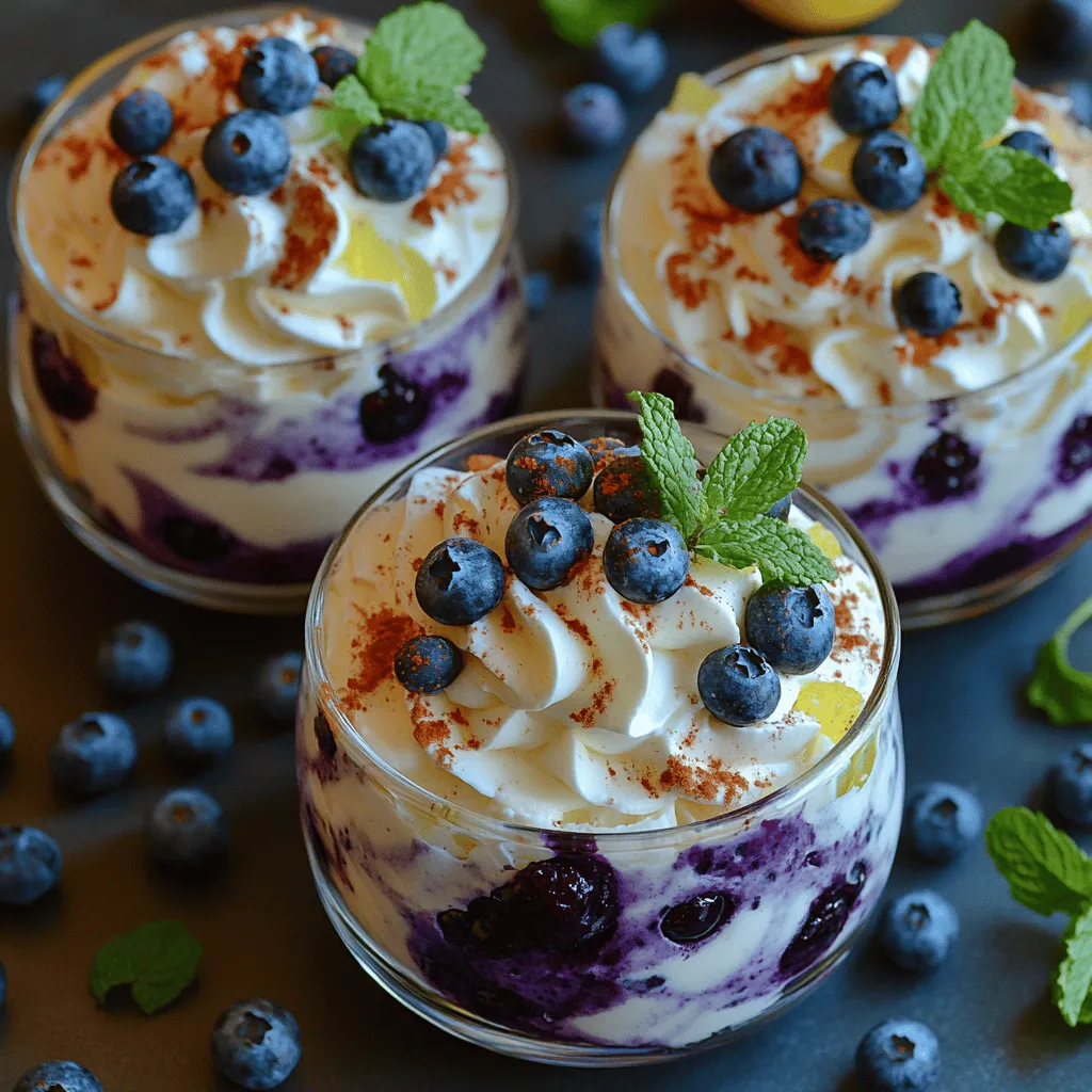 When the warm sun beckons, and the days stretch into balmy evenings, there’s nothing quite as satisfying as a light, refreshing dessert. Enter the Zesty Blueberry Dream Fool—a delightful concoction that perfectly marries the vibrant flavors of fresh blueberries with the creamy richness of whipped cream and Greek yogurt, all elevated by a zesty hint of lemon. This dessert not only tantalizes the taste buds but also celebrates the essence of summer with its bright colors and invigorating flavors, making it an ideal choice for gatherings, picnics, or simply a sweet treat at the end of a busy day.
