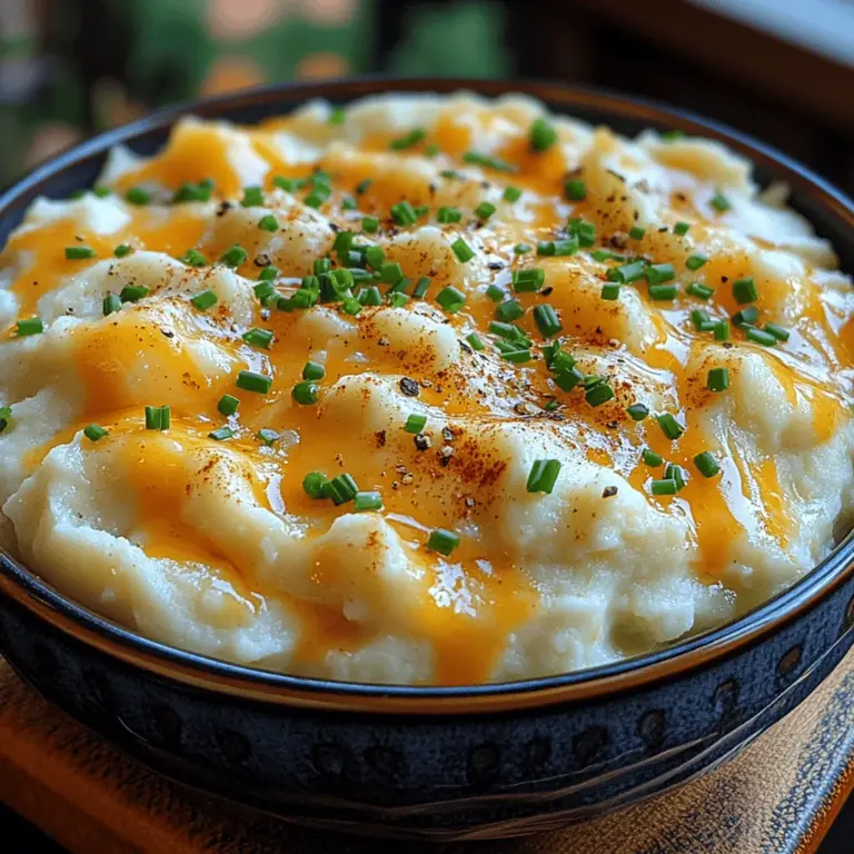 In recent years, cauliflower has surged in popularity as a go-to low-carb alternative to traditional mashed potatoes. This versatile vegetable not only serves as a satisfying substitute but also brings a wealth of nutritional benefits to the table. With its unique ability to absorb flavors and its creamy texture when cooked properly, cauliflower has successfully carved out a niche for itself in the realm of health-conscious cooking. One such delightful dish that showcases cauliflower's potential is Creamy Cheddar Cauliflower Mash. This recipe promises to satisfy your cravings for comfort food while keeping your meal light and nutritious.