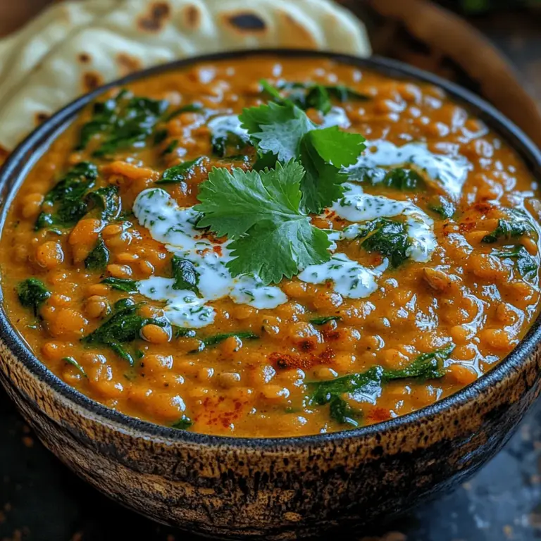 When the chill of winter settles in or when you simply need a bowl of comfort, the Hearty Lentil Spinach Dhal emerges as a perfect culinary solution. This dish, rich in flavors and nutrients, is a staple in many Indian households and has gained popularity around the world. It combines the earthy goodness of lentils with the vibrant freshness of spinach, creating a warm, nourishing meal that is both satisfying and healthy.