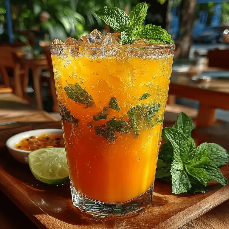 As the sun shines brightly and temperatures rise, there's nothing quite like a refreshing iced tea to quench your thirst and invigorate your senses. Iced tea has long been a favorite beverage around the world, cherished for its ability to provide a cooling respite from the heat while delivering a delightful burst of flavor. In this article, we will explore a delectable variation of this classic drink: Tropical Bliss Mango Passionfruit Iced Tea. This vibrant beverage combines the sweet, luscious taste of ripe mango with the tangy, aromatic notes of passionfruit, transporting you straight to a tropical paradise with every sip.