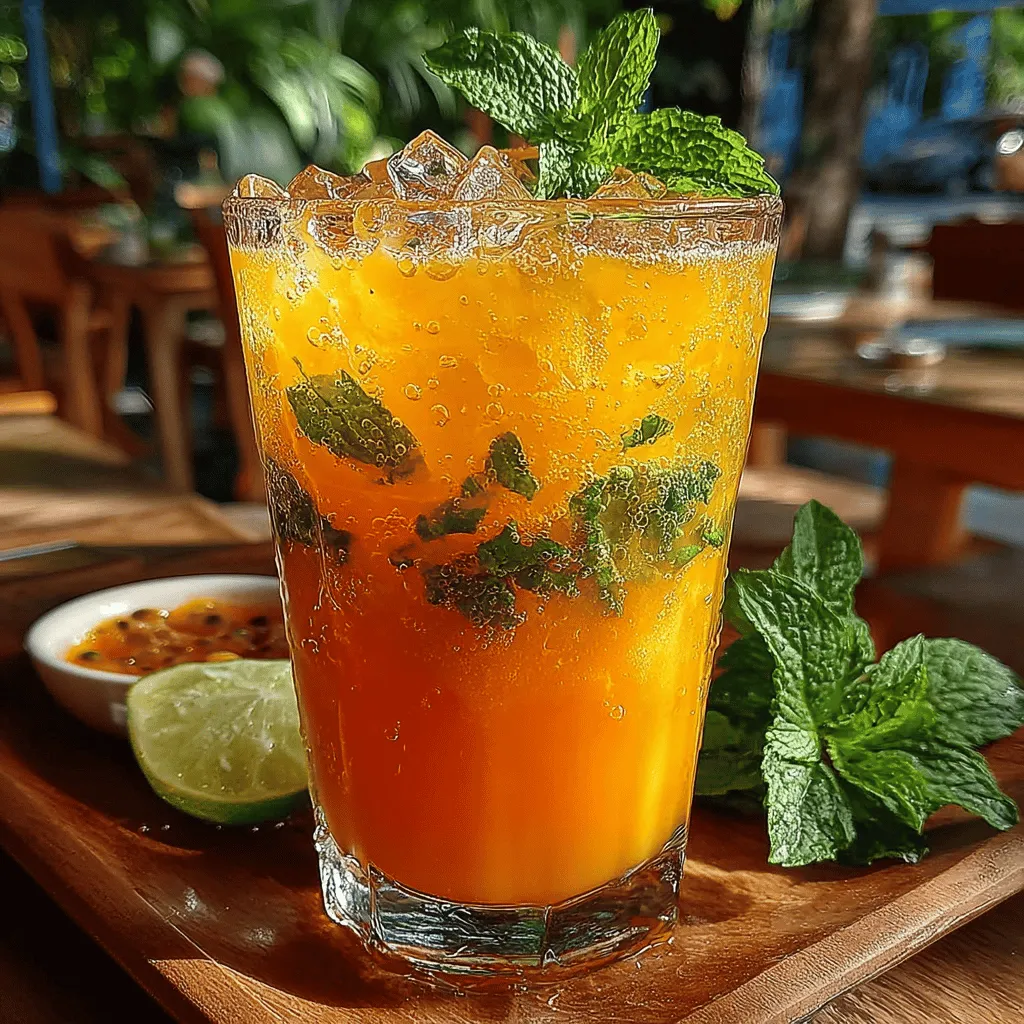 As the sun shines brightly and temperatures rise, there's nothing quite like a refreshing iced tea to quench your thirst and invigorate your senses. Iced tea has long been a favorite beverage around the world, cherished for its ability to provide a cooling respite from the heat while delivering a delightful burst of flavor. In this article, we will explore a delectable variation of this classic drink: Tropical Bliss Mango Passionfruit Iced Tea. This vibrant beverage combines the sweet, luscious taste of ripe mango with the tangy, aromatic notes of passionfruit, transporting you straight to a tropical paradise with every sip.