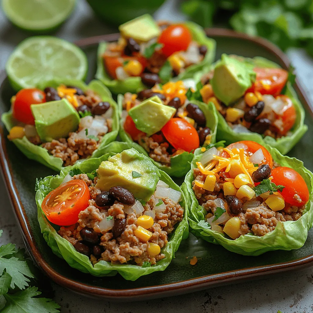 Mini Turkey Taco Lettuce Cups are a delightful and health-conscious twist on the classic taco. With ground turkey as the main ingredient, these lettuce cups are not only bursting with flavor but also packed with essential nutrients. They offer a lighter alternative to traditional tacos, making them an excellent choice for those looking to indulge without the extra calories. Whether you're seeking a quick and satisfying lunch, a nourishing dinner, or even a fun appetizer for your next gathering, this recipe ticks all the boxes.