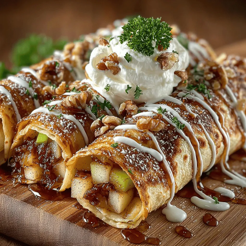 Sweet Apple Roll-Ups are a delightful snack or dessert that perfectly balances the sweetness of apples with a creamy texture, making them irresistible for both kids and adults. These roll-ups are not only delicious but also incredibly versatile, allowing them to shine as a quick treat after school, a refined dessert for dinner parties, or a fun addition to a weekend brunch. With their easy preparation and appealing presentation, Sweet Apple Roll-Ups are perfect for a variety of occasions, from casual family gatherings to festive celebrations.