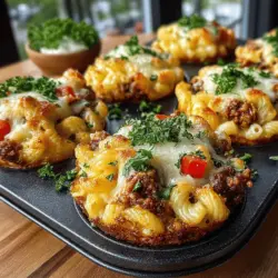 Comfort food holds a special place in our hearts, evoking a sense of warmth, nostalgia, and satisfaction. Whether it's a rainy day or a gathering with friends and family, nothing beats the allure of dishes that are not only delicious but also easy to prepare. One such delightful dish is the Cheesy Chili Mac Muffin Tins, a unique twist on the classic chili mac that combines the creamy goodness of macaroni and cheese with the hearty flavors of chili in a fun, individualized format. This recipe encapsulates the essence of comfort food while offering a modern, convenient approach that’s perfect for meal prep or entertaining.