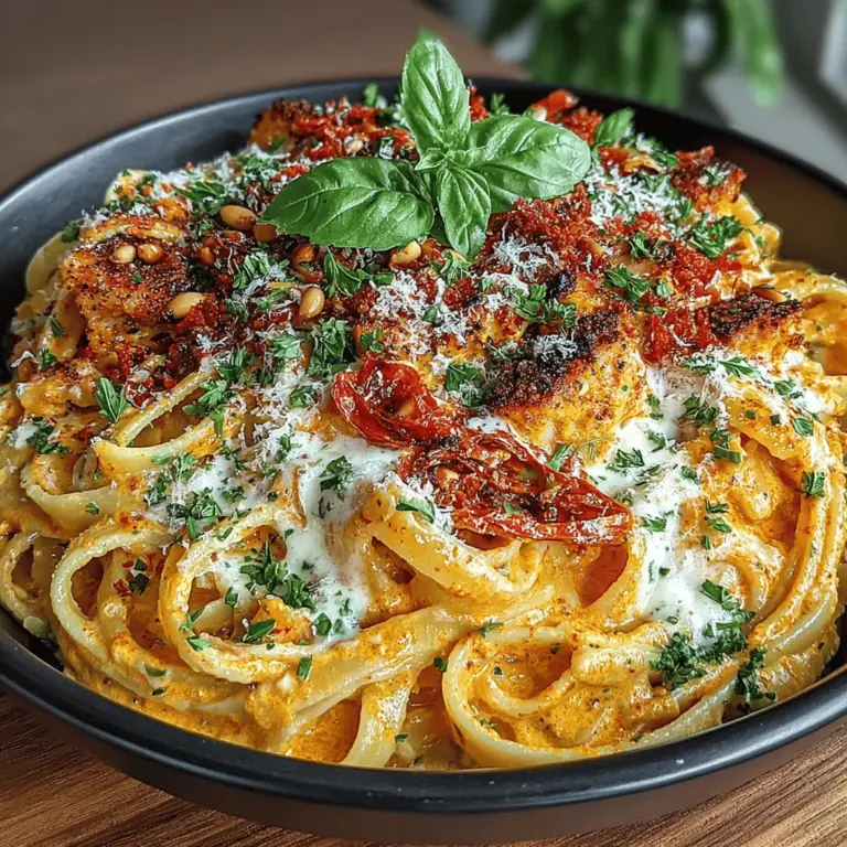 When it comes to comfort food, few dishes can compete with the rich, creamy allure of pasta. Among the myriad of pasta recipes available, Creamy Roasted Red Pepper Pasta stands out as a delightful option that combines the heartiness of pasta with the vibrant flavors of roasted red peppers. This dish is not just a feast for the palate; it also offers a visually appealing presentation with its warm hues and creamy texture. Whether you’re preparing a cozy dinner for yourself or hosting friends, this recipe promises to impress.