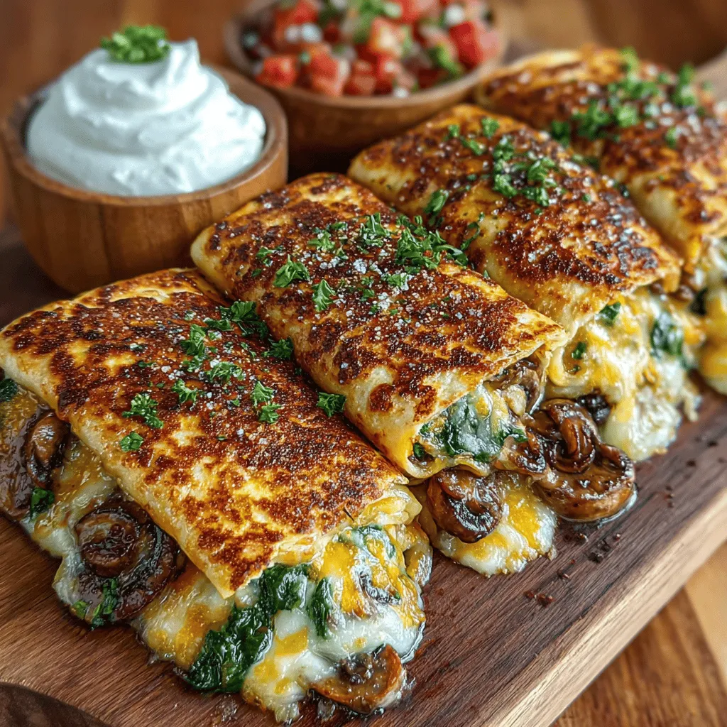 In the ever-evolving landscape of quick and flavorful meals, Mini Mushroom Spinach Quesadilla Pockets have carved out a special place due to their delightful combination of taste and convenience. These mini quesadillas are more than just a snack; they are a versatile option for light lunches, after-school treats, or even elegant appetizers for gatherings. The rich flavors of fresh spinach, savory mushrooms, and gooey melted cheese come together to create a satisfying bite that is both nutritious and indulgent.