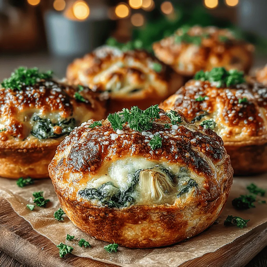 Mini spinach artichoke puff melts are a delightful fusion of flavors and textures that make for an irresistible appetizer. Their creamy filling, nestled within flaky pastry, has garnered widespread popularity at gatherings, parties, and even casual family dinners. These bite-sized treats not only tantalize the taste buds but also serve as a versatile option that can cater to various occasions, from festive celebrations to cozy get-togethers. The beauty of mini spinach artichoke puff melts lies in their ease of preparation, allowing home cooks to create gourmet-quality appetizers without the stress often associated with entertaining.