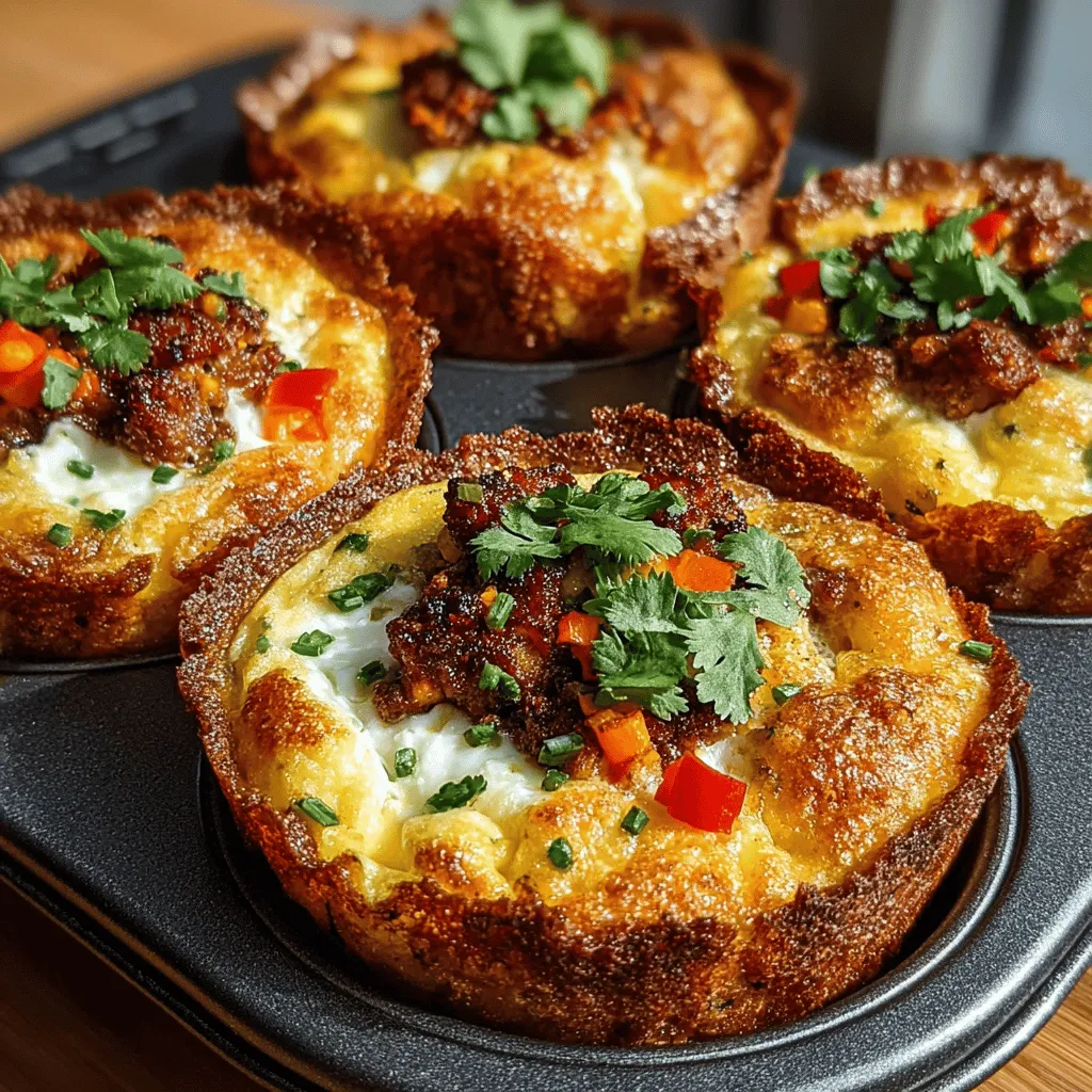 Once you’ve prepared your Mini Sweet Potato Chorizo Frittata Cups, it’s time to bake them to perfection. The baking process is crucial for achieving a fluffy and flavorful frittata, so let’s delve into the details.