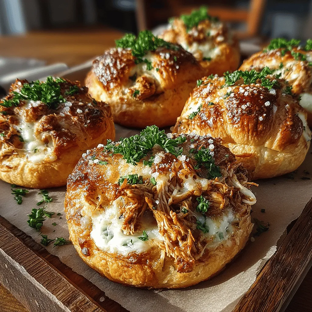 Mini Chicken Alfredo Crescent Puffs are the perfect blend of comfort and convenience, making them a standout choice for any gathering or as a delightful weeknight snack. This dish marries the creamy, cheesy goodness of classic chicken Alfredo with the flaky, buttery texture of crescent roll dough. The result? A bite-sized treat that is sure to impress your family and friends. Whether you’re hosting a party, looking for a quick appetizer for game day, or simply in the mood for a cozy snack, these puffs deliver both flavor and satisfaction.