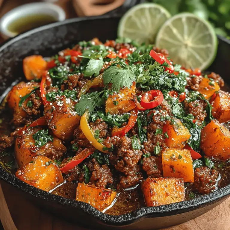 When it comes to comforting yet health-conscious meals, few dishes can compete with Savory Sweet Potato & Turkey Delight. This dish encapsulates a delightful medley of flavors that come together in a harmonious blend, making it not just a feast for the palate but also a feast for the body. The sweet, earthy notes of sweet potatoes paired with the savory richness of ground turkey create a well-rounded dish that both children and adults will love. This recipe is perfect for family dinners, meal prep, and even entertaining guests, offering a nutritious option without sacrificing taste.