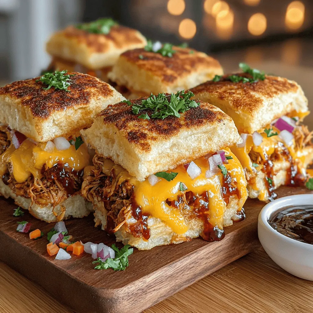 If you’re looking for a dish that perfectly marries savory and sweet, look no further than Mini BBQ Chicken Waffle Melts. This innovative recipe combines shredded chicken smothered in tangy BBQ sauce with the comforting crunch of mini waffles, making it a hit for both kids and adults alike. The unique blend of flavors and textures not only tantalizes the taste buds but also offers a fun twist on traditional comfort food.