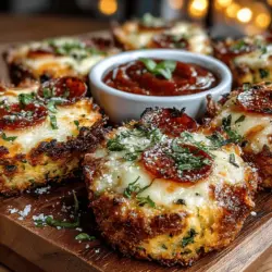 As the demand for healthier snack options continues to rise, zucchini-based recipes have emerged as a popular choice for those looking to enjoy delicious flavors without the extra calories. Zucchini, a versatile vegetable, has become a staple in many kitchens, especially among health-conscious families. The spotlight shines brightly on Zucchini Crust Pepperoni Bites, a delectable treat that combines the beloved taste of pizza with the nutritional benefits of zucchini. Whether you are hosting a gathering or simply looking for a quick snack, these bites are sure to impress.