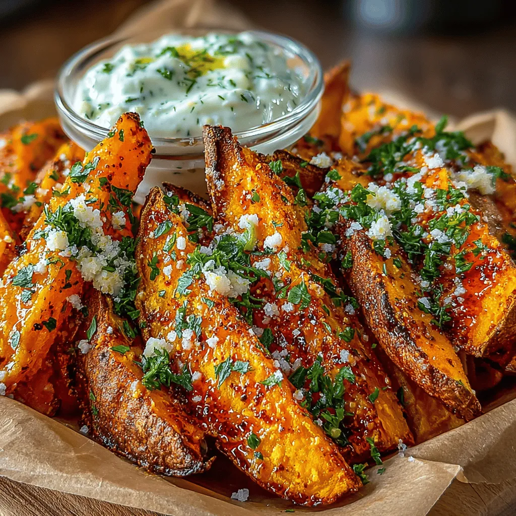 Sweet potato wedges are more than just a simple side dish; they are a delightful and versatile addition to any meal or a tasty snack on their own. The combination of sweet and spicy flavors in these wedges makes them an enticing option for those who crave a bit of excitement in their meals. Paired with a creamy ranch dip, this recipe elevates the humble sweet potato into a culinary experience that is both satisfying and delicious.