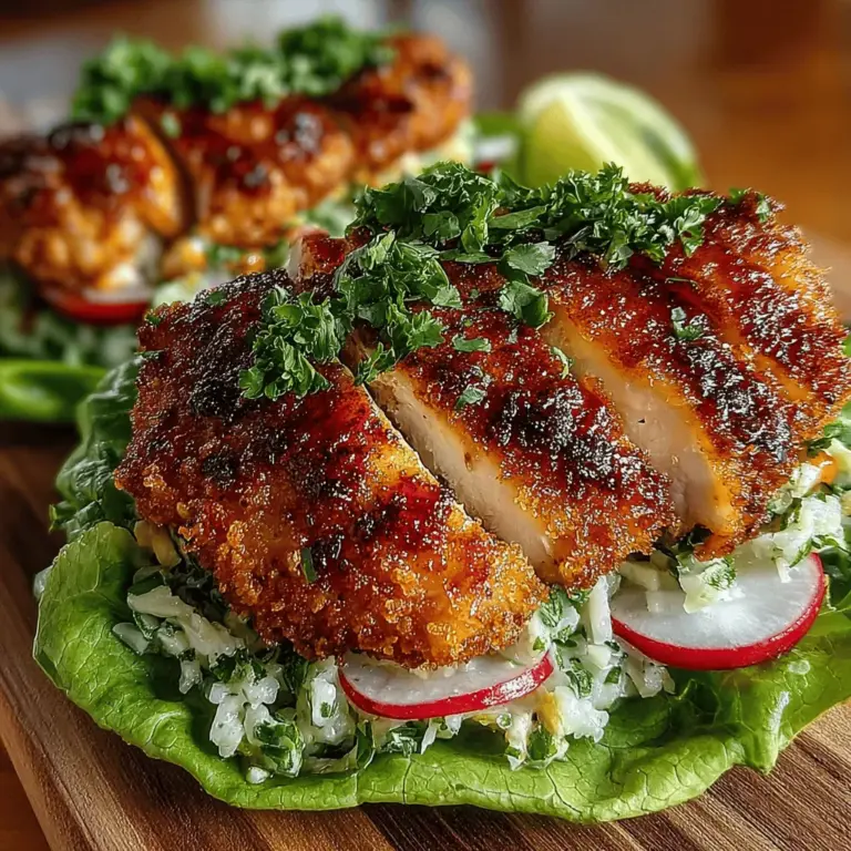 If you're on the lookout for a dish that marries crispy textures with creamy flavors, look no further than Crispy Chicken Avocado Rice Wraps. This recipe is not just a meal; it’s an experience that tantalizes the taste buds and satisfies the appetite. The combination of tender, golden-brown chicken enveloped in the freshness of avocado and the heartiness of rice creates an irresistible wrap that is both delicious and nutritious.