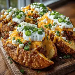 Loaded Hatch Chili Potato Wedges are a culinary delight that seamlessly blend comfort food with bold flavors, making them an excellent choice for any occasion. Whether you're hosting a casual get-together, gearing up for game day, or simply want a satisfying side dish to elevate your family dinner, these potato wedges are sure to impress. The star of this dish is the Hatch chile, a unique ingredient that brings a mild heat and distinct flavor to the table. Coupled with a rich medley of cheeses and a savory array of seasonings, these wedges offer a mouthwatering experience that is both hearty and comforting.