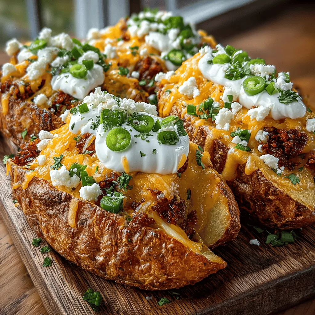 Loaded Hatch Chili Potato Wedges are a culinary delight that seamlessly blend comfort food with bold flavors, making them an excellent choice for any occasion. Whether you're hosting a casual get-together, gearing up for game day, or simply want a satisfying side dish to elevate your family dinner, these potato wedges are sure to impress. The star of this dish is the Hatch chile, a unique ingredient that brings a mild heat and distinct flavor to the table. Coupled with a rich medley of cheeses and a savory array of seasonings, these wedges offer a mouthwatering experience that is both hearty and comforting.