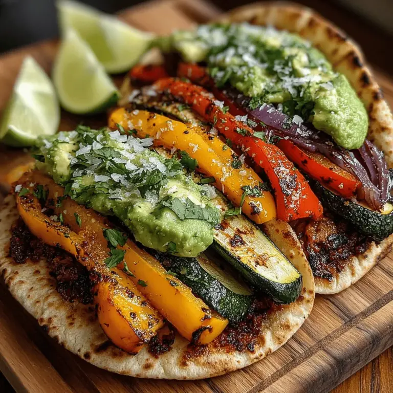 In today’s fast-paced world, finding meals that are both healthy and satisfying can often feel like a challenge. Enter the Roasted Veggie and Chili Pita Pockets—an innovative dish that perfectly marries convenience, taste, and nutrition. This recipe is more than just a meal; it’s a celebration of vibrant vegetables, hearty beans, and a kick of spice, all wrapped up in a wholesome pita. Whether you’re looking for a quick lunch, a light dinner, or an appealing dish for your next gathering, these pita pockets are sure to impress.