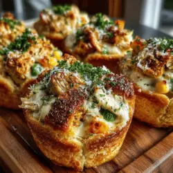 When it comes to comfort food, few dishes can compete with the classic chicken pot pie. Its warm, creamy filling enveloped in a flaky crust offers a sense of nostalgia and satisfaction that transcends generations. This beloved dish has been a staple in homes across America, often evoking memories of family gatherings and cozy dinners. However, in the spirit of innovation, we present a delightful twist on this traditional favorite: Mini Chicken Pot Pie Biscuit Bowls. These portable, bite-sized treats encapsulate all the comforting flavors of the original dish while adding a fun and convenient element that makes them perfect for various occasions.
