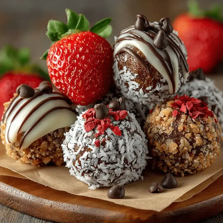Crafting No-Bake Neapolitan Energy Bites is not just about combining ingredients; it's an art of layering flavors while keeping a consistent base. The beauty of these energy bites lies in their tri-flavor profile: chocolate, strawberry, and vanilla. Each flavor complements the others, providing a delightful taste experience that can satisfy any craving.