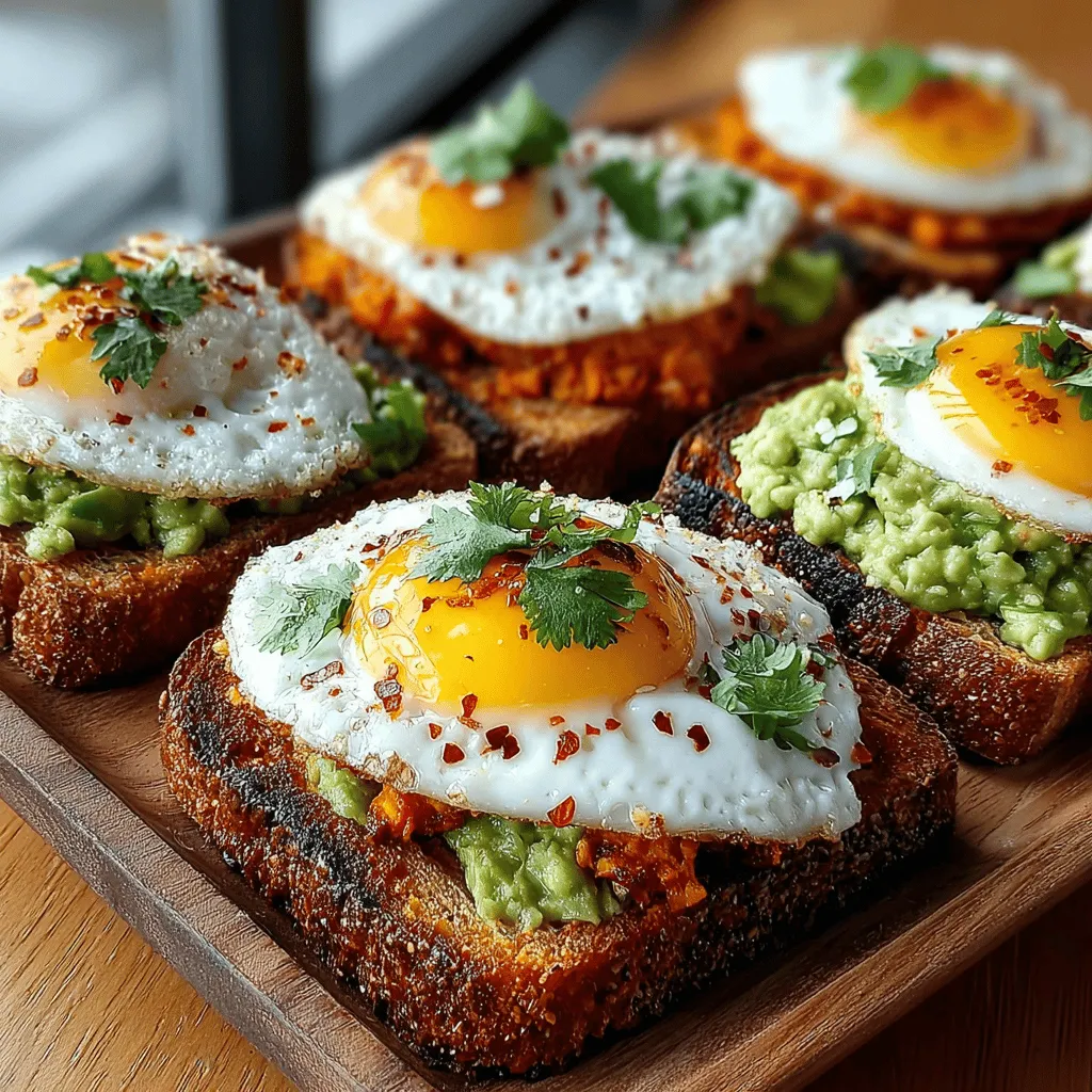 In recent years, the breakfast landscape has shifted dramatically, moving towards dishes that are not only delicious but also packed with nutrients. One dish that beautifully embodies this trend is the Savory-Sweet Sweet Potato Egg Toasts. This innovative recipe combines the natural sweetness of roasted sweet potatoes with the richness of eggs and the creaminess of avocado, creating a harmonious blend of flavors and textures that is sure to satisfy your morning cravings.