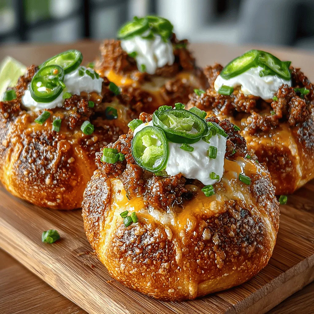 Cheesy Chili Crescent Roll Bites are a snack that transcends the ordinary, offering a delightful fusion of flavors that perfectly marries the heartiness of chili with the comforting appeal of cheesy, flaky crescent rolls. These bites are not only scrumptious but also incredibly versatile, making them an ideal choice for various occasions. Whether you’re hosting a casual gathering, gearing up for game night, or simply looking for a cozy family dinner option, these bites can easily steal the spotlight and satisfy even the pickiest eaters.