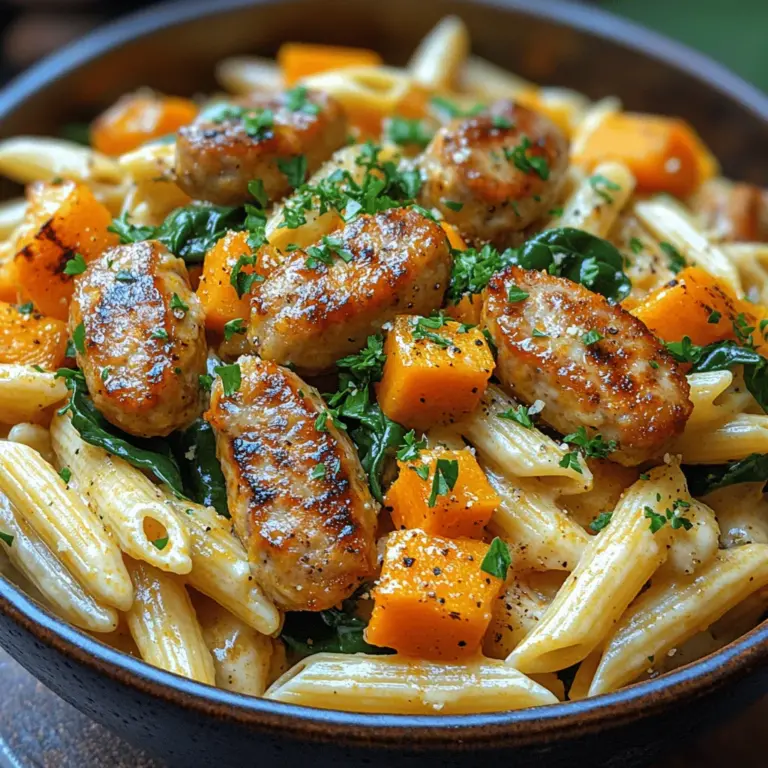 As the leaves turn vibrant shades of red and gold, and the crisp air signals the arrival of fall, our cravings shift towards comforting, hearty dishes that evoke the warmth of the season. One such dish is the Autumn Harvest Chicken Sausage Pasta, a delightful blend of seasonal ingredients that perfectly captures the essence of autumn. This recipe not only promises a cozy meal for family gatherings but also celebrates the bounty of the harvest season, making it a unique addition to your fall recipe repertoire.