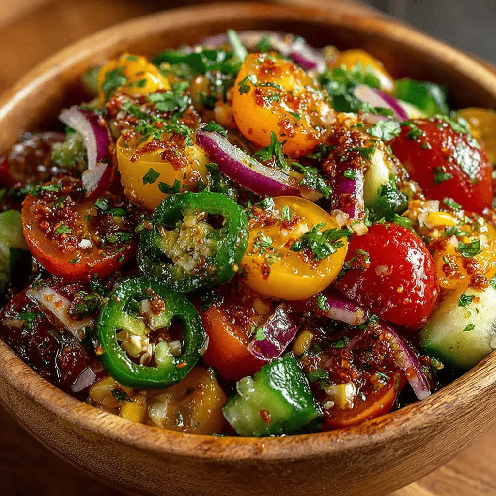 To truly appreciate the Zesty Canned Jalapeño Pepper Salad Bowl, it’s essential to explore the key ingredients that create its unique flavor profile. Each component contributes its own character, resulting in a robust and well-rounded salad.