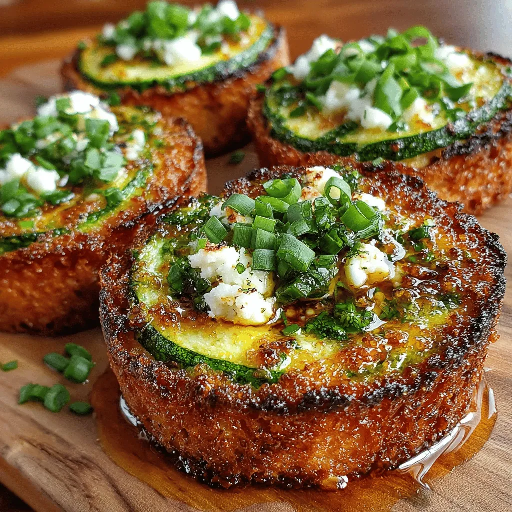 If you're searching for a dish that perfectly encapsulates both flavor and versatility, look no further than Mini Zucchini Frittata Toasts. This delightful recipe combines the wholesome goodness of zucchini and eggs, creating a light yet satisfying meal option that can easily transition from a cozy brunch at home to a sophisticated appetizer at your next gathering. The charm of Mini Zucchini Frittata Toasts lies in their ability to cater to various occasions, making them a go-to choice for snacks, parties, or even a quick, nutritious breakfast.