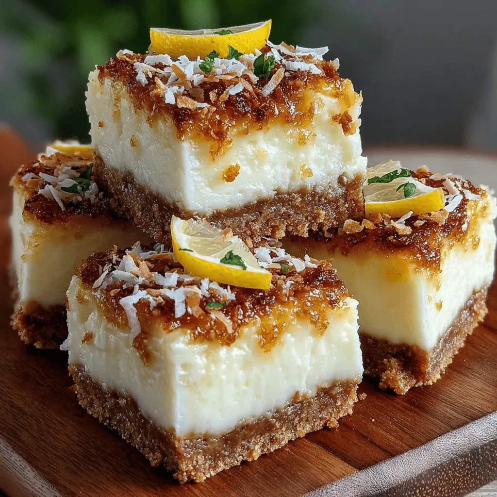 Creating the perfect Frozen Yogurt Coconut Lemon Bars involves a sequence of precise steps that ensure a delightful balance of flavors and textures. Here’s how to make these refreshing treats: