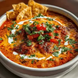 As the temperatures drop and the days shorten, there's nothing quite like a warm bowl of soup to bring comfort and satisfaction. Soups have long been a staple in households, especially during the colder months, offering not only warmth but also a sense of nourishment. Among the myriad of soup options available, the Creamy Hatch Chili Enchilada Soup stands out as a unique and flavorful choice. This dish combines the rich, creamy texture of a traditional enchilada with the heartiness of a soup, making it an ideal meal for those seeking comfort food that doesn't compromise on health.