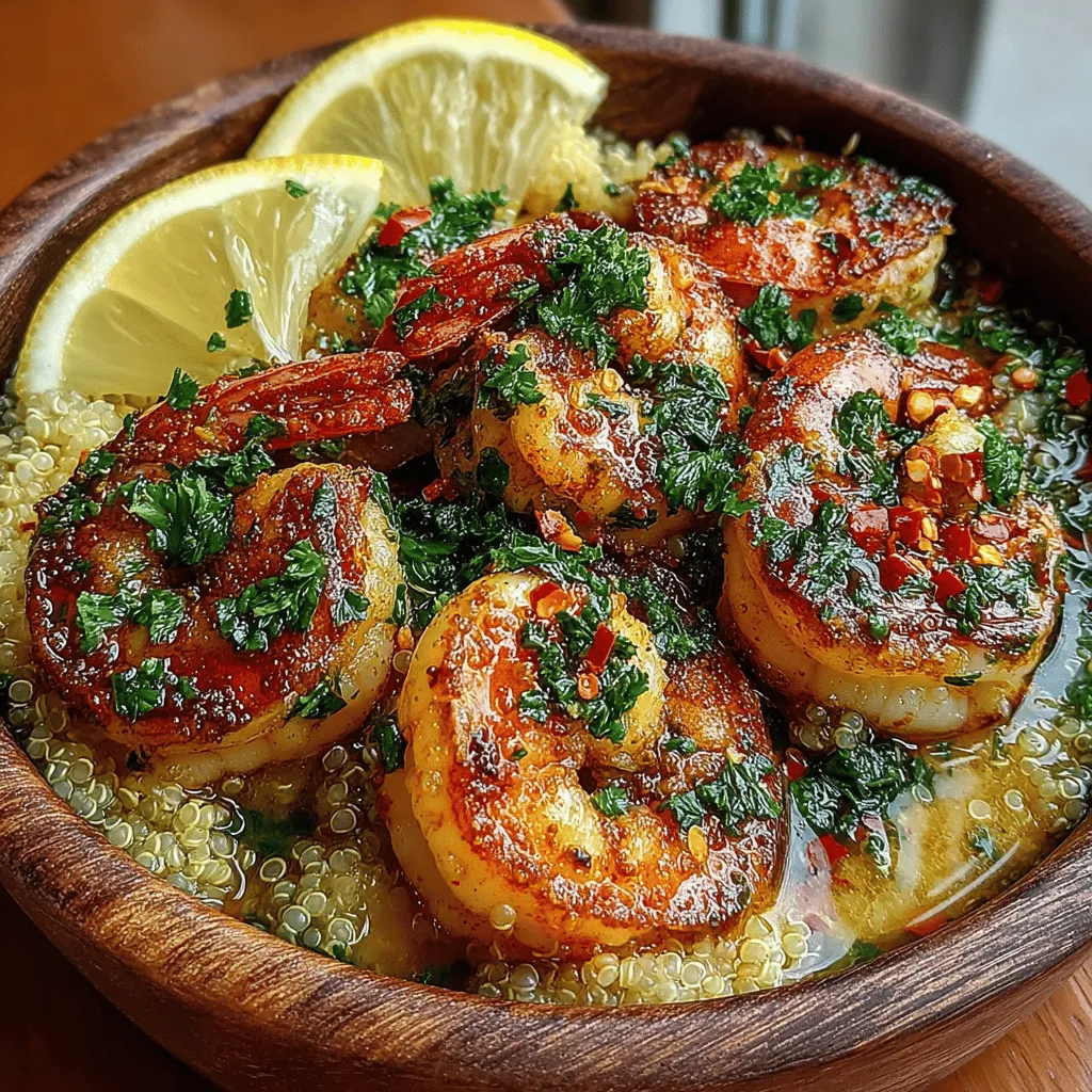 If you're on the hunt for a dish that combines flavor, nutrition, and ease of preparation, look no further than Garlic Butter Shrimp & Quinoa. This dish encapsulates the essence of culinary comfort while catering to health-conscious palates. With succulent shrimp enveloped in a rich garlic butter sauce, served atop a fluffy bed of quinoa, this recipe is a feast for both the eyes and the taste buds. Whether you're planning a casual weeknight dinner or a special gathering with friends, this dish promises to impress.