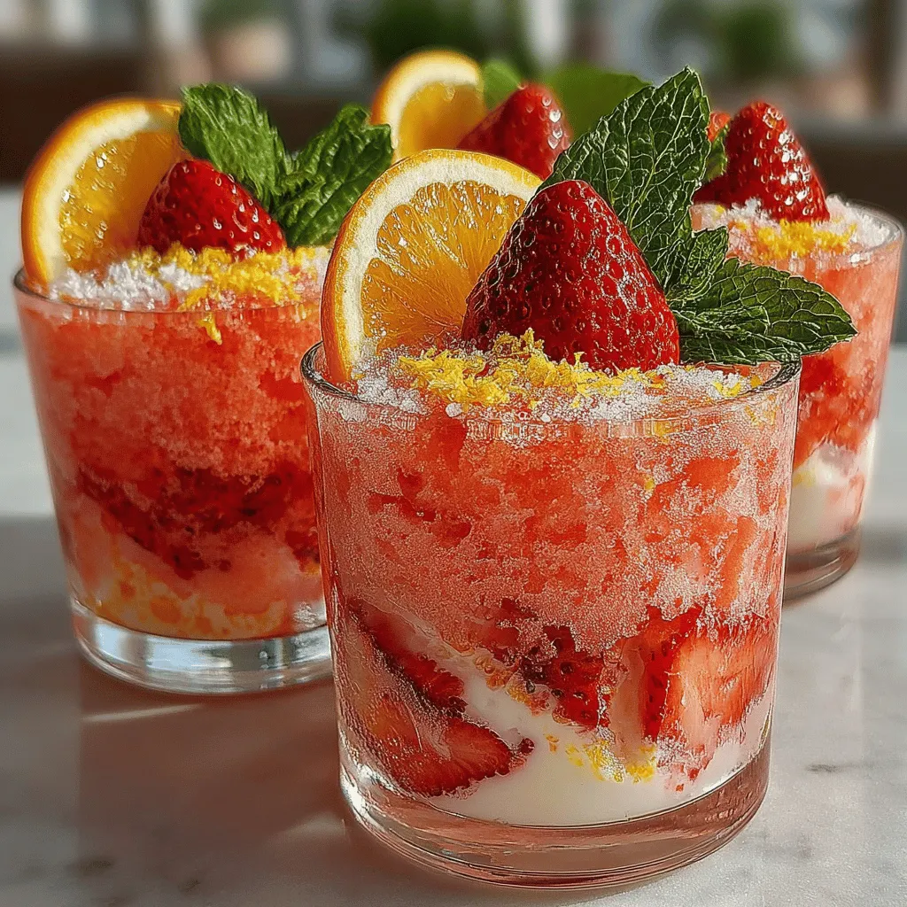 The first step in crafting your Frozen Yogurt Strawberry Lemonade Cups is to prepare the strawberries. This crucial step involves maceration, a process where you gently break down the strawberries to release their natural juices while enhancing their sweetness.