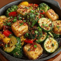 In today’s fast-paced world, finding a meal that is both healthy and quick to prepare can often feel like a daunting challenge. Enter the Zesty Zucchini Tofu Stir Fry—a vibrant, flavorful dish that not only satisfies your taste buds but also nourishes your body. This delightful stir fry is a fantastic option for those seeking to incorporate more vegetables into their diet while enjoying a fulfilling vegetarian meal. With its zesty profile, this dish is not just a feast for the eyes but also a wholesome choice for anyone looking to maintain a balanced lifestyle.